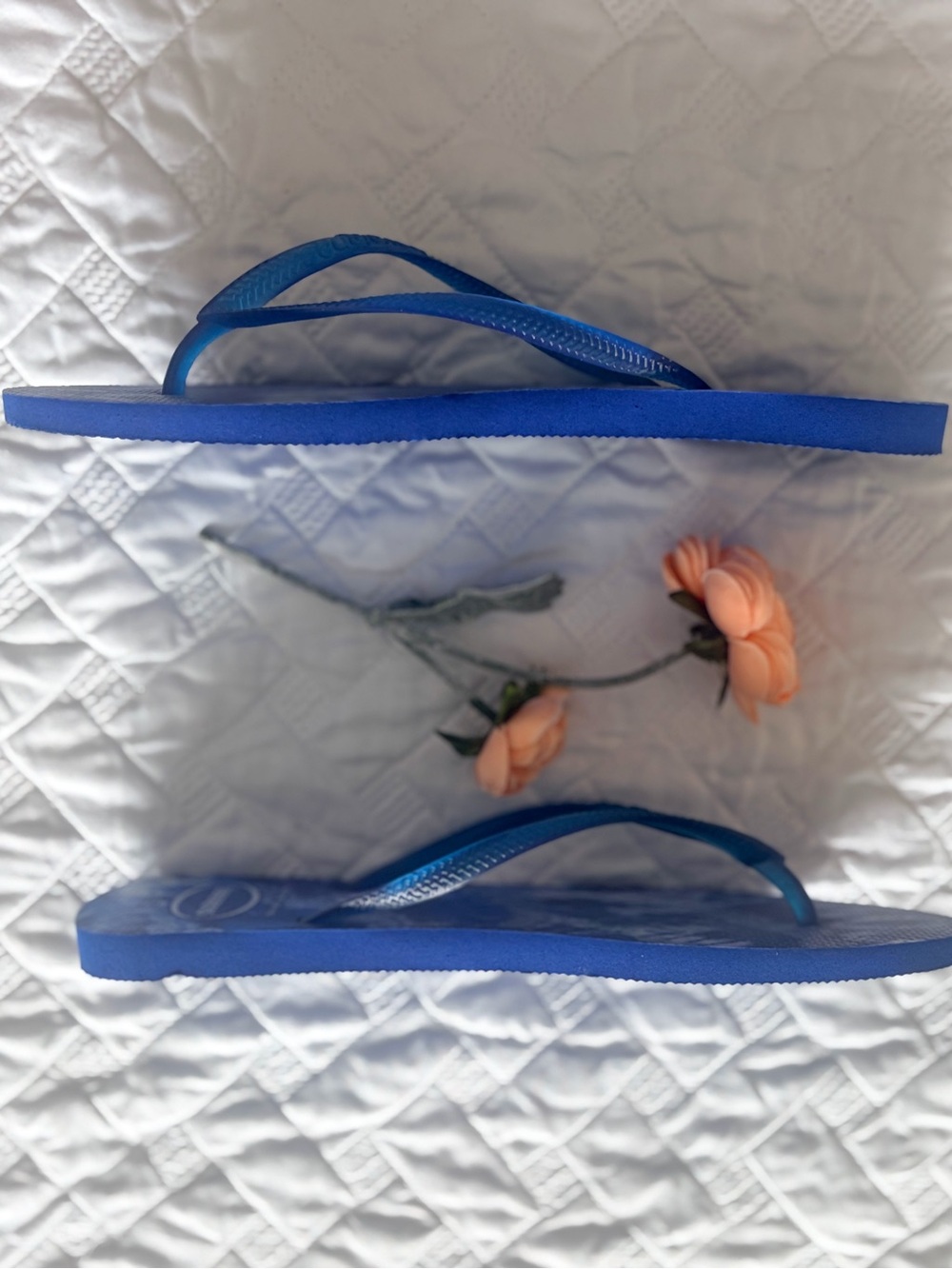 Havaianas Blue Tie Dye Flip Flops Sandals Size 9/10W Thong Sandals - Picture 5 of 6